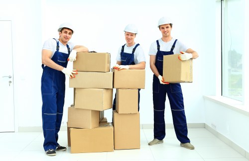 Moving truck service operating in Richmond upon Thames residential area