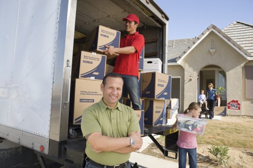 A team handling household packing for home moves in Richmonduponthames
