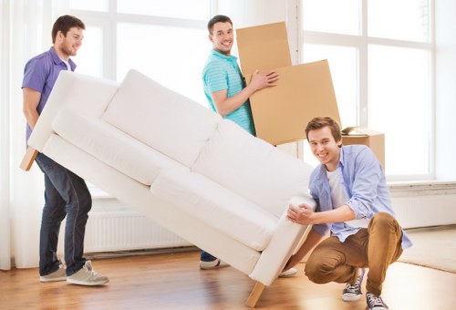 Protective wrapping used during furniture removals in Richmond upon Thames