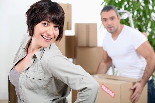 Organised storage space in Richmond upon Thames for furniture and boxes